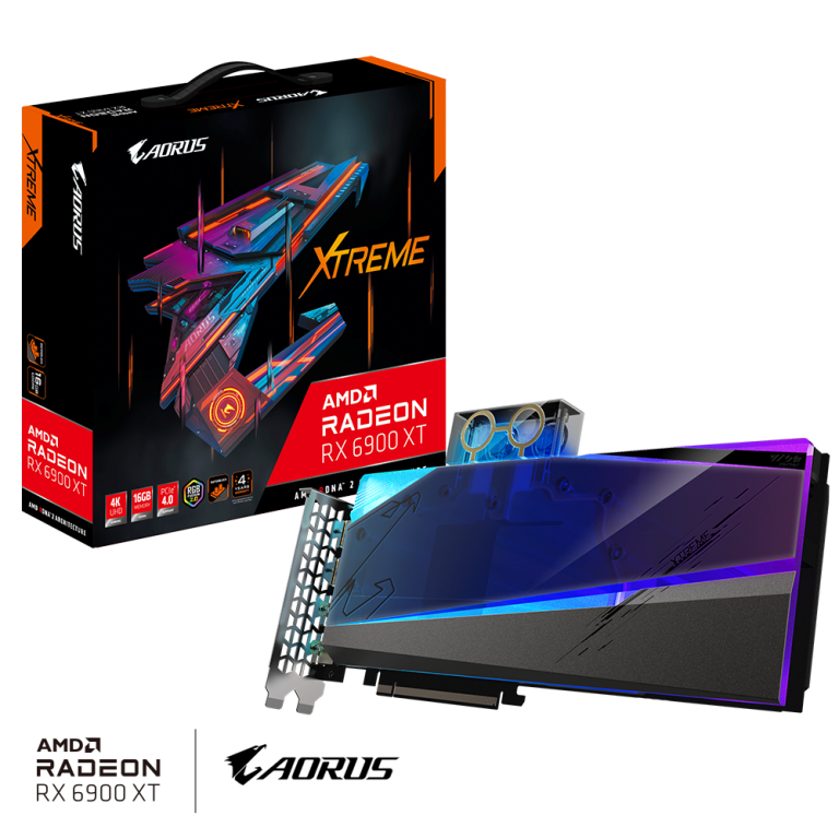 技嘉AORUS Radeon RX 6900 XT XTREME WATERFORCE WB 16G+B560M DS3H AC
