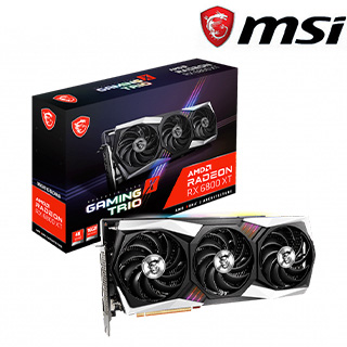 微星 Radeon RX 6800 XT GAMING X TRIO 16G+B560M PRO-VDH+B550M PRO