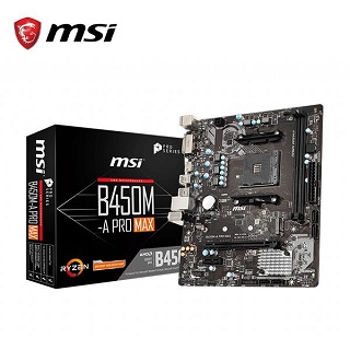 微星MSI B450M-A PRO MAX AM4主機板
