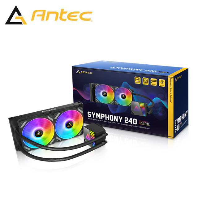 Antec 安鈦克 Symphony ARGB 240 一體式 水冷 CPU  PWM 風扇 散熱器