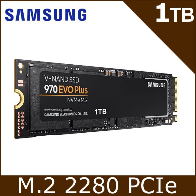 SAMSUNG 三星 970 EVO Plus 1TB NVMe M.2 2280 PCIe 固態硬碟