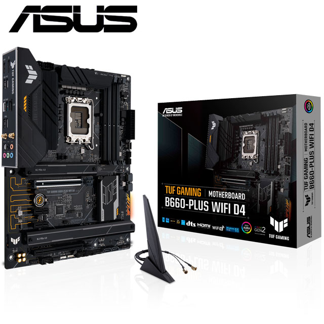 華碩 TUF GAMING B660-PLUS WIFI D4 主機板