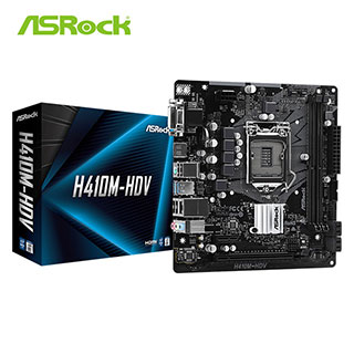 華擎 ASRock H410M HDV ?INTEL H410 1200 M ATX 主機板