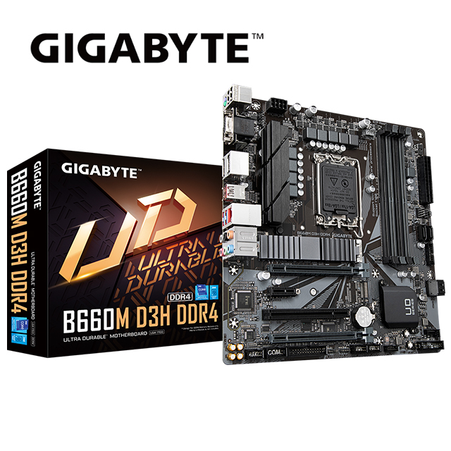 技嘉 B660M D3H DDR4 主機板