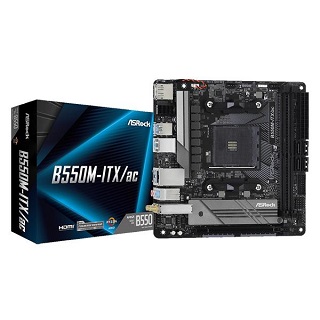 華擎 ASRock B550M-ITX/ac AMD AM4 Mini-ITX 主機板