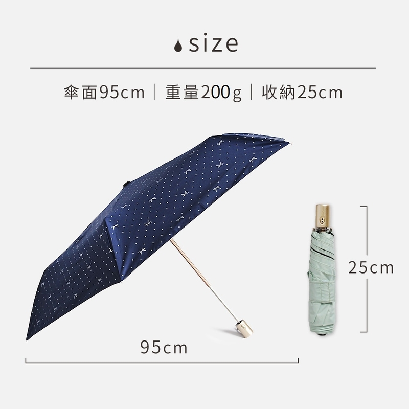 Dida 雨傘超輕六骨防曬自動傘 黑膠抗uv 晴雨傘 Pchome 24h購物
