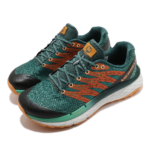 Merrell 慢跑鞋rubato 運動男鞋eva鞋墊彈性透氣耐用綠橘ml Pchome 24h購物