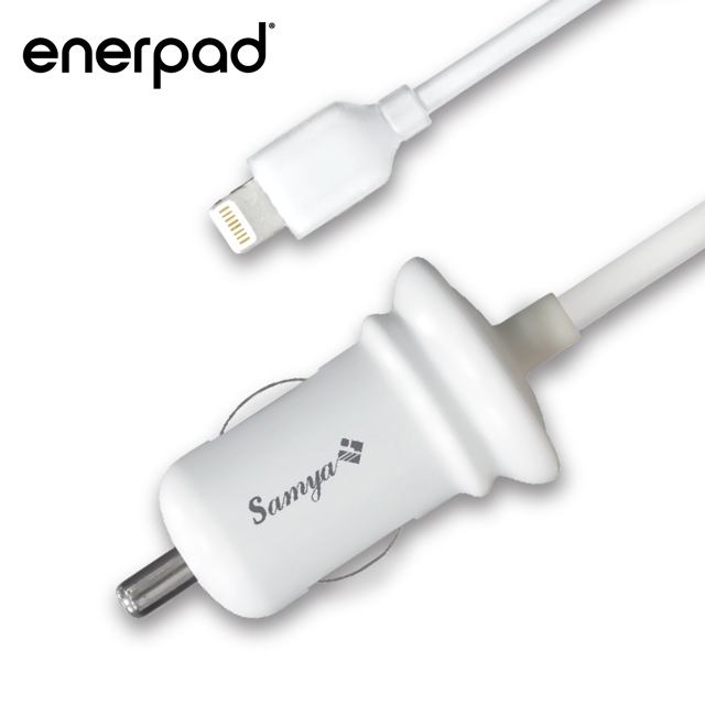 Enerpad Apple Lightning1cm帶線車用充電器pl 28a Pchome 24h購物