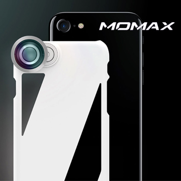 Momax X Lens Iphone7 專業拍照手機殼 附120度廣角 15x微距鏡頭 白 Pchome 24h購物