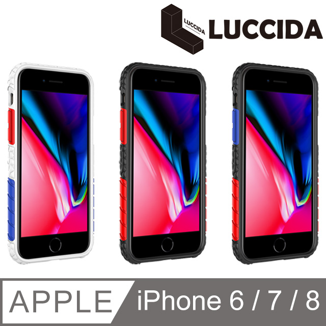 Luccida Apple Iphone 8 7 6 快樂風保護殼 Pchome 24h購物