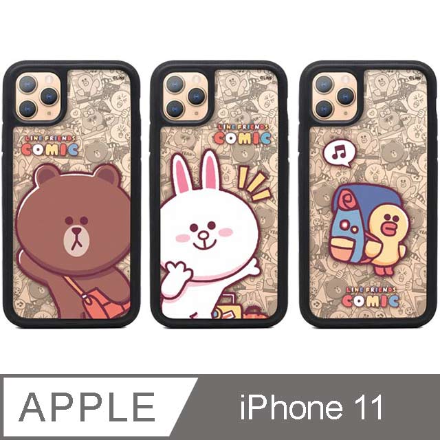 Garmma Line Friends Iphone 11 雙層彩繪保護殼漫畫系列 Pchome 24h購物