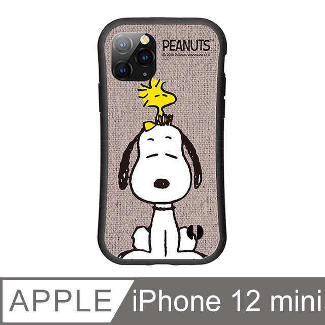 正版授權 Snoopy Iphone 12 Mini 5 4吋小蠻腰手機保護殼套 靜坐 Pchome 24h購物