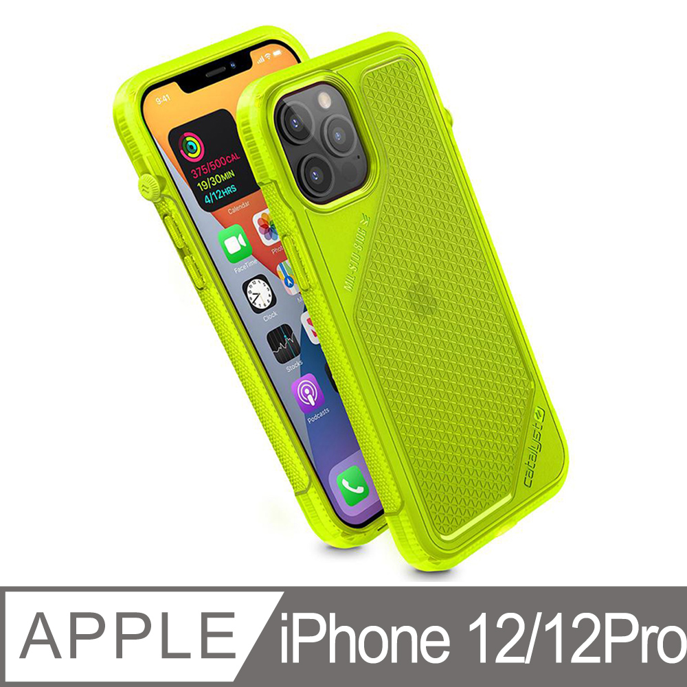 Catalyst Iphone12 12 Pro 6 1吋 防滑防摔保護殼 霓虹黃 Pchome 24h購物