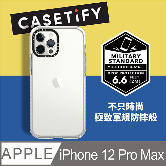 Casetify Iphone 12 Pro Max 耐衝擊保護殼 透明 Pchome 24h購物