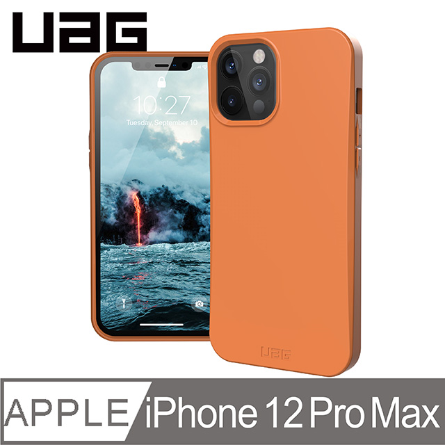 Uag Iphone 12 Pro Max 耐衝擊環保輕量保護殼 橘 Pchome 24h購物