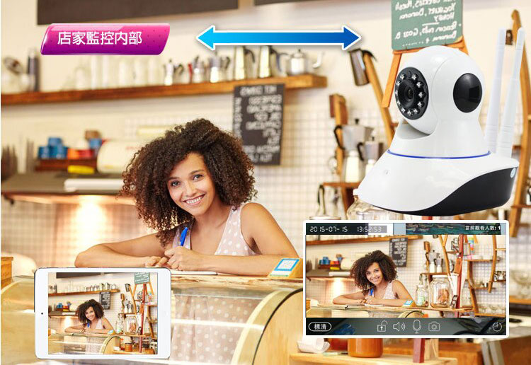 視訊王wifi監控雙天線網路攝影機ipcam Pchome 24h購物